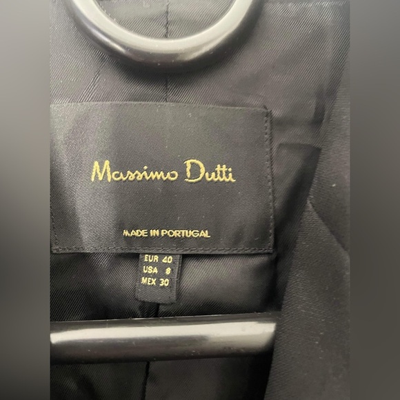 Women’s black dress suit massimo dutti size 8- medium - Picture 5 of 11